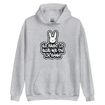 YHLQMDLG Bad Bunny Pullover Hoodie